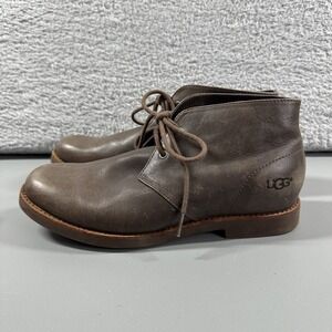 UGG Boots Mens 8 Brown Leather Dagmann Chukka US S/N 1018516 Urban Casual Trendy
